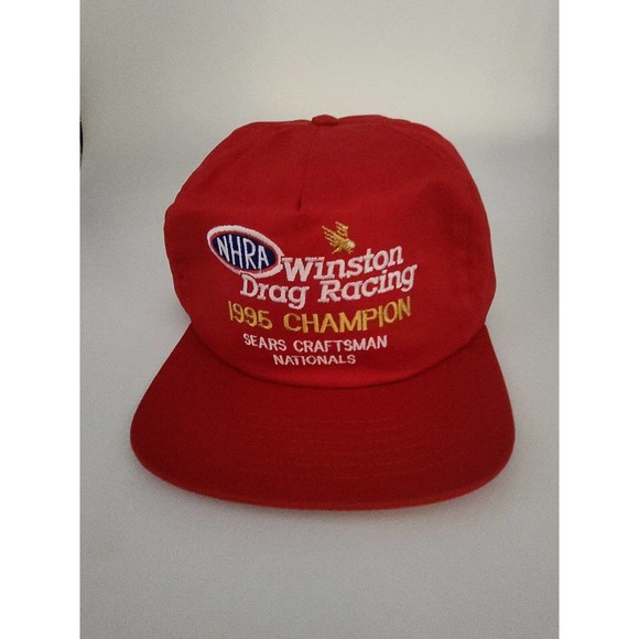 Champion Other - Vintage 1995 Winston NHRA Drag Racing Champion Snapback Hat Cap Made in USA nwot